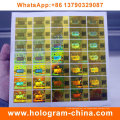 Pegatinas de holograma de seguridad antifalsas con impresión de código Qr